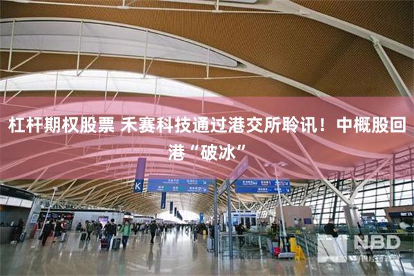 杠杆期权股票 禾赛科技通过港交所聆讯！中概股回港“破冰”